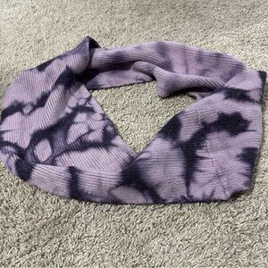 Purple Tie Dye Scarf